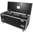 ProX TruckPaX Heavy-Duty Truck Pack Utility Flight Case with Divider and Tray Kit (Black)