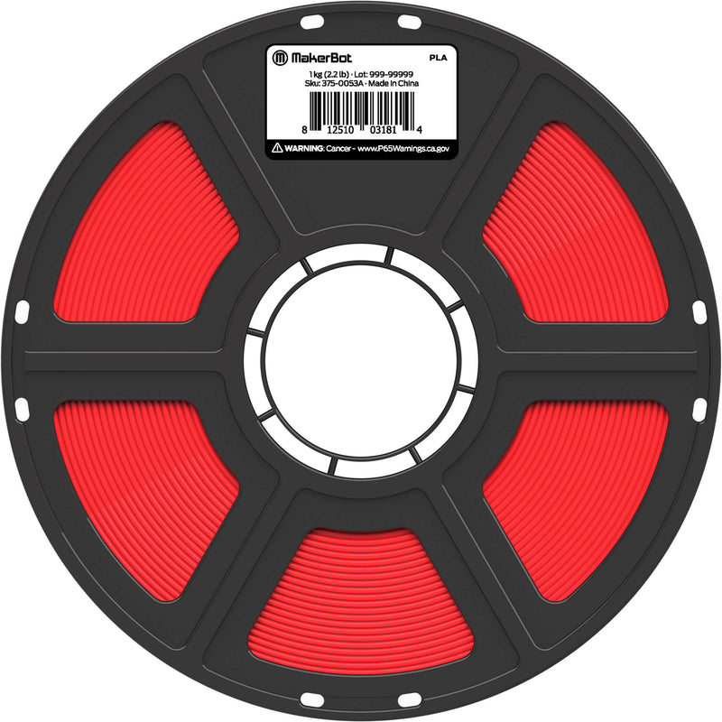 MakerBot 1.75mm PLA Filament for SKETCH (2.2lb, Red)