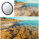 K&F Concept Slim Green Multi-Coated German Optics Schott B270 Circular Polarizer Filter (55mm)