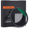 K&F Concept Slim Green Multi-Coated German Optics Schott B270 Circular Polarizer Filter (43mm)