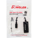 Simply45 USB Type-C Male to HDMI Female Pigtail Dongle Adapter for The Dongler