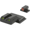 MEPROLIGHT LTD Front & Rear Sights for Smith & Wesson M&P Shield (Orange Front & Green Rear Dots)