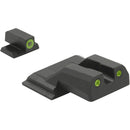 MEPROLIGHT LTD Front & Rear Sights for Smith & Wesson M&P Shield (Green Front & Green Rear Dots)