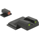 MEPROLIGHT LTD Front & Rear Sights for Smith & Wesson M&P Shield (Orange Front & Green Rear Dots)