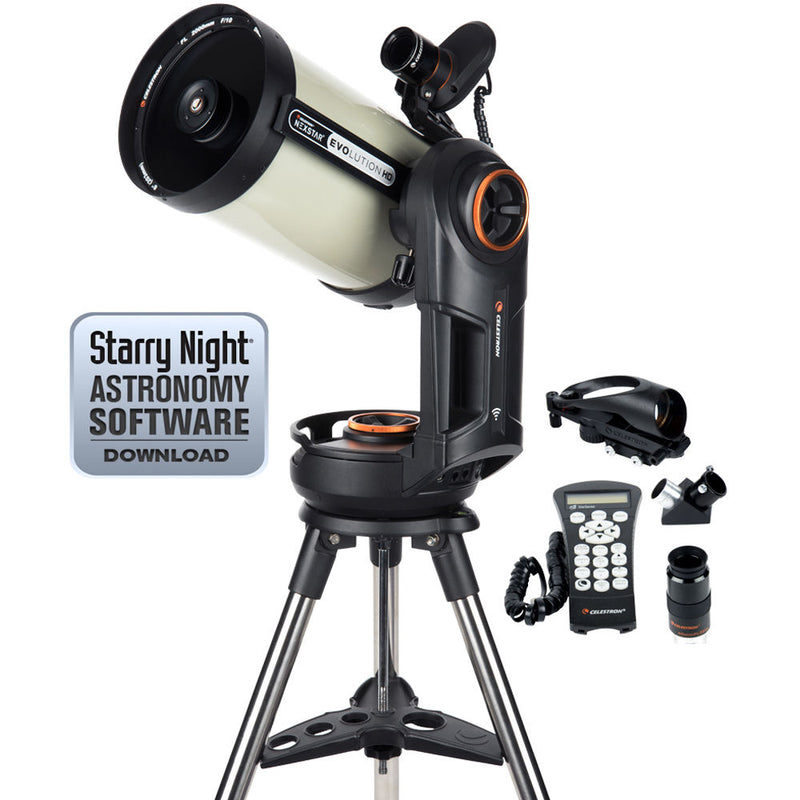 Celestron NexStar Evolution 8 203mm f/10 EdgeHD Aplanatic Cassegrain GoTo Telescope with StarSense AutoAlign