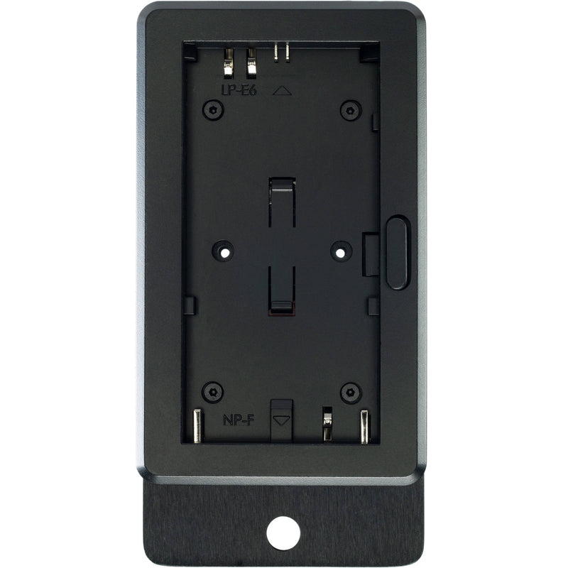 Teradek Battery Plate for Canon LP-E6 or Sony NP-F550 with Barrel Power Cable