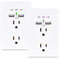 CyberPower 2-Outlet Wall Tap with 2 USB Ports (2-Pack)