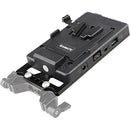 CAMVATE V-Mount Battery Plate Splitter with Cheese Plate Mounting