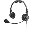RTS LH-302 Lightweight RTS Double-Sided Broadcast Headset (XLR 4-Pin Male Connector, Dynamic Microphone)