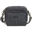 GILLIS LONDON Mini Leather Camera Bag (Black)