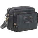 GILLIS LONDON Mini Leather Camera Bag (Black)