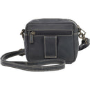 GILLIS LONDON Mini Leather Camera Bag (Black)