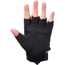 ProX X-Gripz Hard Knuckle Fingerless Gloves for Truss and Stage Performance