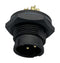 NORCOMP 869-04A-103R001 Circular Connector, Circular Connector, Cavalier Series, Panel Mount Plug, 4 Contacts, Solder Pin