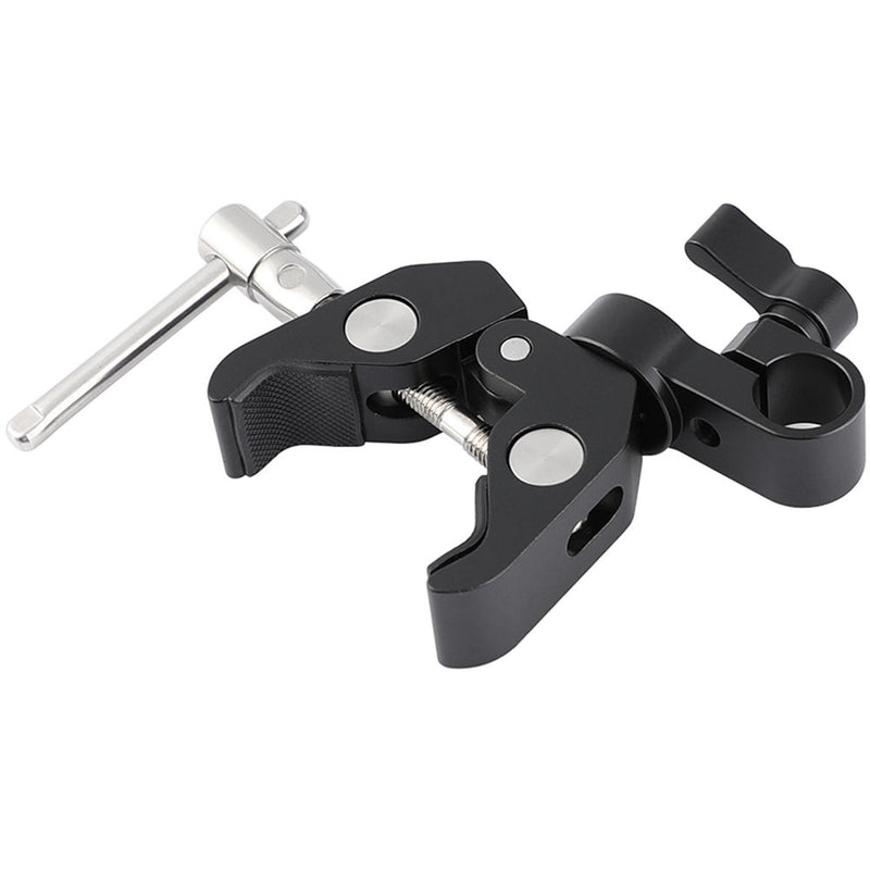 CAMVATE Super Crab Clamp with 15mm Single Rod Adapter