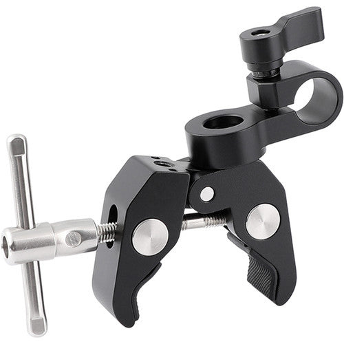 CAMVATE Super Crab Clamp with 15mm Single Rod Adapter