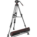 Manfrotto 504X Video Head & 645 Aluminum Tripod Kit with XPRO Monopod