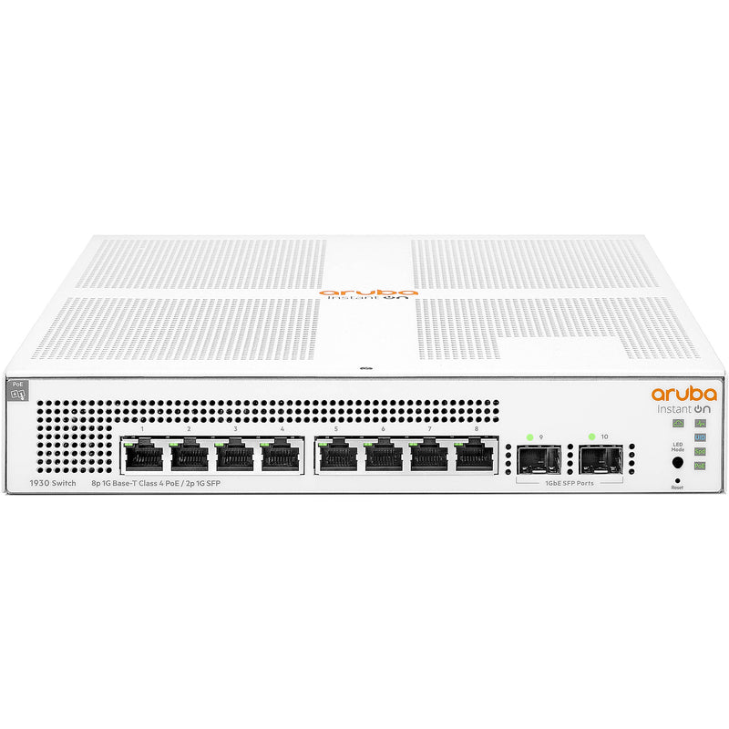 HPE Networking Instant On 1930 8-Port Gigabit PoE+ Compliant Managed Switch with SFP