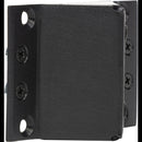 Camplex Punched Angled Aluminum Panel for Neutrik opticalCON and All D-Series Connectors (1 RU, Black)