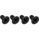 Camplex Punched Angled Aluminum Panel for Neutrik opticalCON and All D-Series Connectors (1 RU, Black)