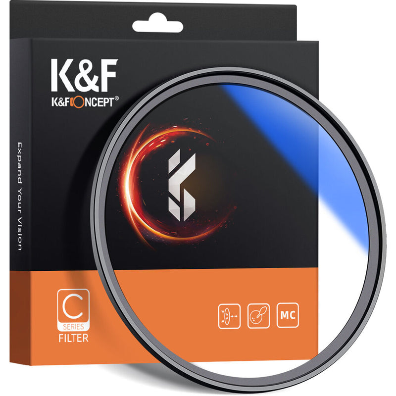 K&F Concept Blue Multi-Coated UV Filter, Slim (58mm)