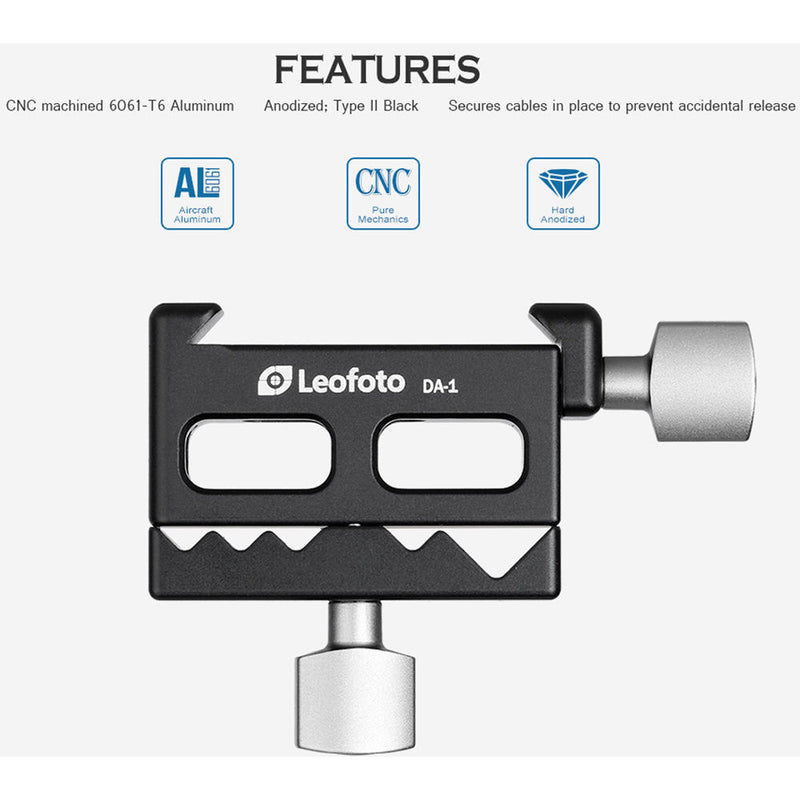 Leofoto DA-1 Cable Clamp for L-Plates