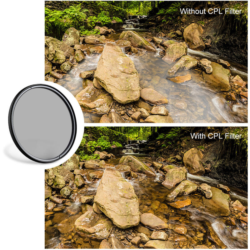 K&F Concept Classic Series Slim Multicoated Circular Polarizer Filter (52mm)