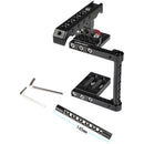 CAMVATE Half Cage Rig with Top Cheese Handle Grip for Canon M50