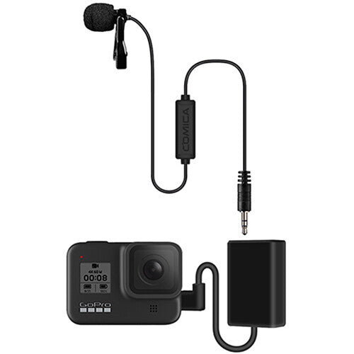 Comica Audio CVM-V01CP Omnidirectional Lavalier Microphone for Mirrorless/DSLR Cameras (14.7' Cable)
