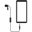 Comica Audio CVM-V01SP Omnidirectional 3.5mm TRRS Lavalier Microphone for Smartphones (19.7' Cable)