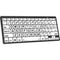 Logickeyboard LargePrint Black-on-White Bluetooth Mini Keyboard (Windows, US English)
