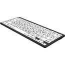 Logickeyboard LargePrint Black-on-White Bluetooth Mini Keyboard (Windows, US English)