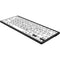Logickeyboard LargePrint Black-on-White Bluetooth Mini Keyboard (Windows, US English)