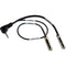 Sescom IPHONE-LN2MIC1RA TRRS Right Angle 25 dB 3.5mm Line-Level and 3.5mm Monitor Cable