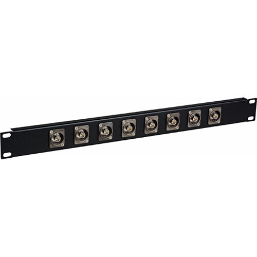TecNec Board Room 1-Gang Wall Plate with Neutrik 3-Pin XLR Female Connector (Black)