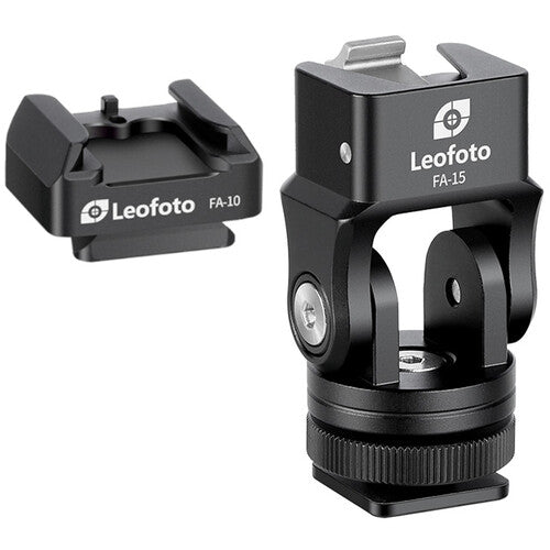 Leofoto FA-15+FA-10 Cold Shoe Mount with Head for FA-10