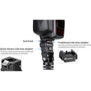 Leofoto FA-15+FA-10 Cold Shoe Mount with Head for FA-10
