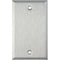 TecNec 1-Gang Blank Wall Plate (Stainless Steel)