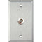 TecNec 1-Gang Wall Plate with 1 BNC Female Connector (Black)