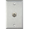 TecNec 1-Gang Wall Plate with RCA Female Connector (Anodized Black)