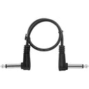 Mogami Right-Angle Male to Right-Angle Male Pedal Cable (.5', 3-Pack)