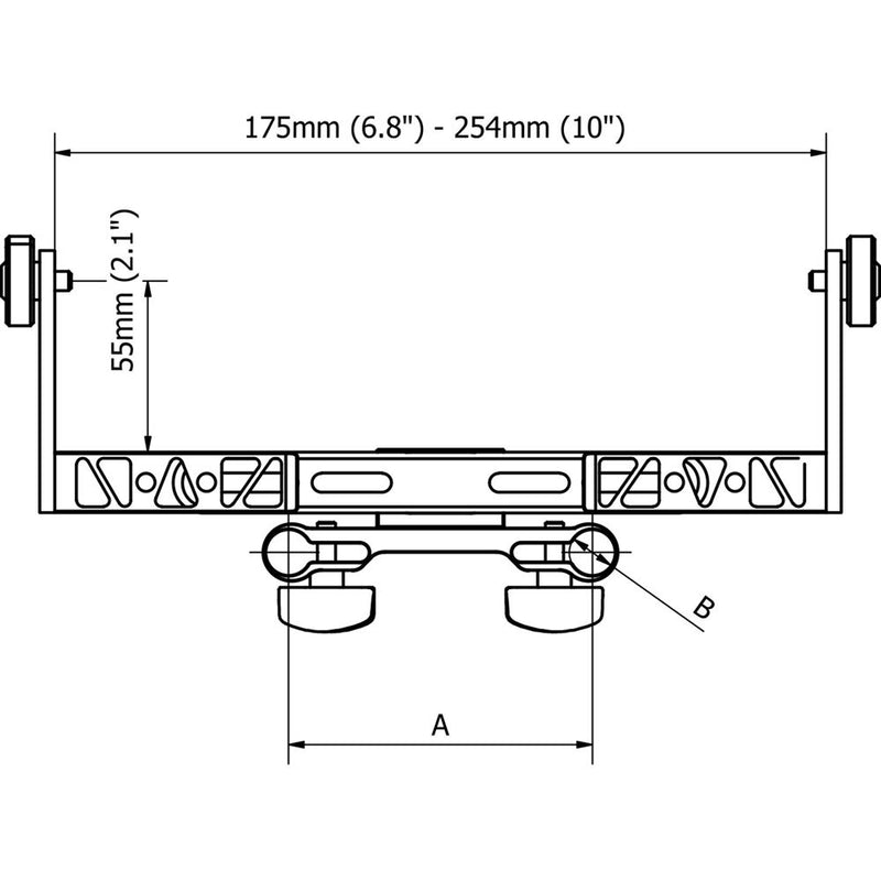 SmartSystem 7086 LCD Bracket with Rod Mount