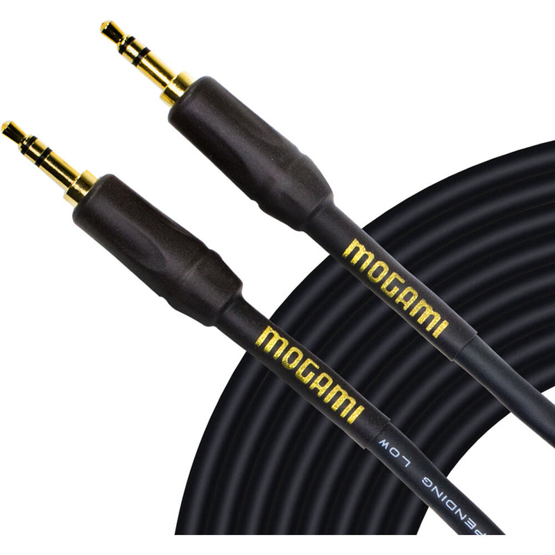 Mogami Gold 3.5mm TRS Male to 3.5mm TRS Male Stereo Audio Cable (20')