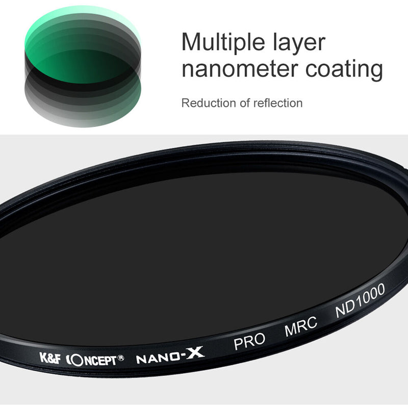 K&F Concept Nano-X Pro Green ND Filter (86mm, 10-Stop)