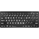 Logickeyboard LargePrint White-on-Black Bluetooth Mini Keyboard (Windows, US English)