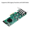 SIIG 4-Port USB 3.0 Type-A PCIe Card