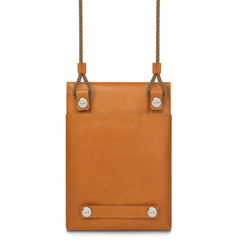 Moshi Aro Mini Crossbody Bag (Caramel Brown)