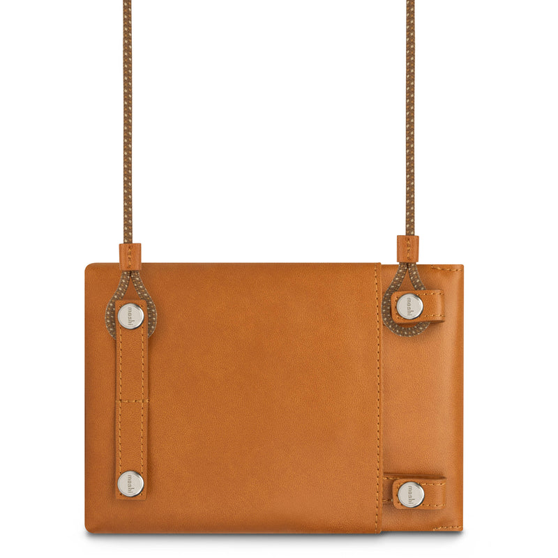 Moshi Aro Mini Crossbody Bag (Caramel Brown)