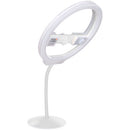 Yongnuo App-Controllable Portable LED Ring/Beauty Light with Integrated Mirror (Pink)