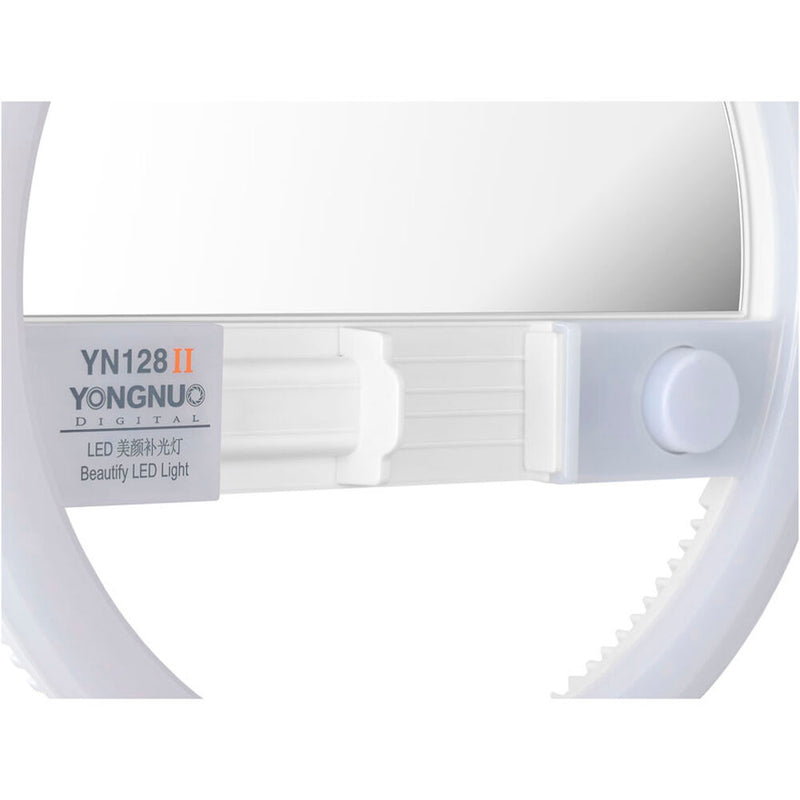 Yongnuo App-Controllable Portable LED Ring/Beauty Light with Integrated Mirror (Pink)